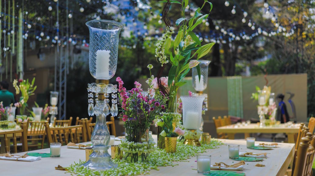 sustainable event décor